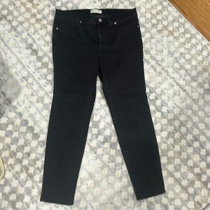 Madewell 9” High-Rise Skinny Black Jeans